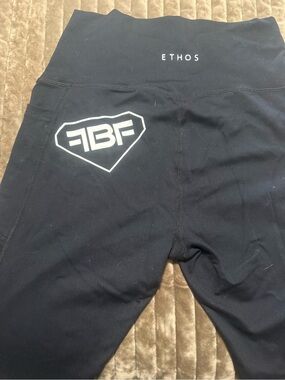 Ethos FBF team Black High-Rise Logo athletic Leggings